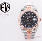 Swiss Grade Copy Rolex Datejust II Swiss 3235 Two Tone Rose Gold Rhodium Grey Watch 41mm